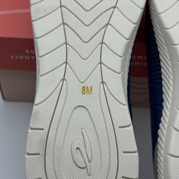 Easy Spirit Glitz Blue Knit Slip-On Comfort Shoes 8 M Lightweight Ultra Flexible - Picture 6 of 10